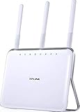 TP-Link Archer C9 Dual Band WLAN Router (1300Mbit/s (5GHz) + 600Mbit/s (2,4GHz), 4 Gigabit LAN Port, 1GHz Dual-Core Processor, USB 3.0 + 2.0 Ports, Print/Media/FTP/Server, App Steuerung) weiß