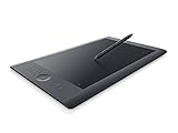 Wacom PTH-851-DEIT Intuos Pro Grafik-Tablett inkl. Wireless Kit (Größe L, für DE/IT) schwarz