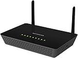 Netgear R6220 WLAN Router AC1200 (Dual-Band, bis zu 1200 MBit/s, Abdeckung bis 90 m² und 20 Geräte, kostenfreie Nighthawk App, 4x 1G Ethernet- und 1x USB 2.0 Ports)