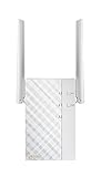 Asus RP-AC56 AC1200 WLAN Repeater (Neuster WLAN AC-Standard, externe Antennen, Power & WPS-Schalter, Asus Dual-Band ExpressWay, Asus Roaming Funktion) weiß