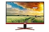 Acer Predator XG270HUomidpx 69 cm (27 Zoll) eSports Monitor (DVI, HDMI 2.0, Displayport, 1ms Reaktionszeit, 144 Hz, WQHD 2.560 x 1.440, AMD FreeSync, EEK B) schwarz/rot