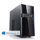 CSL Multimedia PC Sprint X5806 (Quad) inkl. Windows 10 - AMD A8-7650K 4X 3300 MHz, 8 GB RAM, 1000 GB SATA, Radeon HD R7, DVD-RW, CardReader, Gigabit LAN, USB 3.1