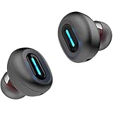 Divacore - Nomad+ - 100% drahtloses In-Ear-Headset - Bluetooth 5.0 - Stereogespräche - 4 Std. Akkulaufzeit/180 Std. Akkulaufzeit mit Ladebox + Netzteil - Outdoor-Sportmodus - Grau