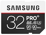 Samsung Speicherkarte SDXC 32GB PRO Plus UHS-I Grade U3 Class 10 (bis zu 95MB/s lesen, bis zu 90MB/s schreiben), frustfrei