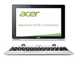 Acer Aspire Switch 10 Limited Edition 25,6 cm (10,1 Zoll) Full HD Convertible Notebook (Intel Atom Z3735F, 2 GB RAM, 64 GB eMMC, Intel HD Graphics, Touchscreen, Win 8.1) weiß