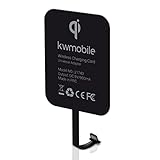 kwmobile Qi Ladeempfänger mit Micro-USB Anschluss - Universal Receiver für Qi Ladestation - Smartphone mit Micro USB Ladeanschluss induktiv Laden