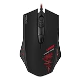 Speedlink 5-Tasten Gamer Maus für PC / Computer - Ledos Gaming Mouse USB (Laser-Sensor, bis zu 3000 DPI - dpi-Schalter für schnellen Empfindlichkeitswechsel - Sniper-Taste, Schnellfeuertaste) schwarz