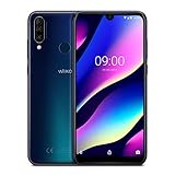 WIKO View3 Smartphone (6,26 Zoll (15,9 cm), 64GB+3GB Speicher, Triple-Kamera, 4000 mAh Akku, Dual-SIM, Android 9.0), Anthracite Blue