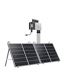 Anker SOLIX RS40 Balkonkraftwerk, Set für Neigungsmontage, Silbernes Grid, 830W, 2X 415W Photovoltaik Solarpanel, 21,3% Effizienz, 600W Wechselrichter mit WLAN