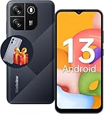 Blackview Wave 6C Akku 5100mAh Handy Ohne Vertrag Günstig, Octa Core 6,52' HD+ Smartphone, 4GB+32GB/1TB erweiterbar, 8MP+5MP Panorama Kamera, Android 13, 4G Dual SIM, Simlockfreie, 2 Jahre Garantie