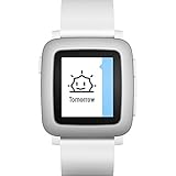 Pebble Time Smart Uhr weiß