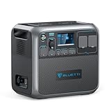 BLUETTI Solar Generator AC200P, 2000Wh LiFePO4 Batterie-Backup mit 2 2000W AC Ausgängen (4800W Peak), Tragbare Powerstation für Outdoor-Camping, Wohnmobil-Reisen, Hausgebrauch (Solarpanel Wählbar)