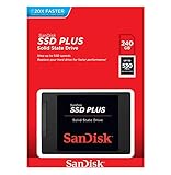 SanDisk SSD PLUS 240GB Sata III 2,5 Zoll Interne SSD, bis zu 520 MB/Sek