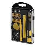 Hama Smartphone Werkzeug Set, Schraubendreher Reparaturset (für Handy, Tablet, Notebook, Laptop, PC, auch für Apple Geräte, 17-teilig, Schlitz, Kreuz, Torque, Pentalob, Y-Type)