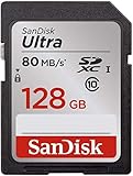 SanDisk Ultra 128GB SDXC bis zu 80 MB/Sek, Class 10 Speicherkarte FFP