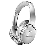 Bose QuietComfort 35 Wireless Headphones II – Kabellose Noise-Cancelling-Kopfhörer mit Bluetooth im Over-Ear-Design mit Integriertem Mikrofon und Alexa-Sprachsteuerung, Silber