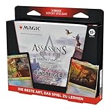 Magic: The Gathering – Assassin’s Creed – Einsteigerpaket | Lerne Magic mit 2 Assassin’s Creed Themendecks | Sammelkartenspiel für zwei Spieler ab 13 (deutsche Version)