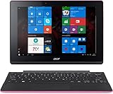 Acer Aspire Switch 10 E Pro7 2in1 Entertainment Edition (SW3-013) 25,6 cm (10,1 Zoll HD IPS) Convertible Notebook (Intel Atom Z3735F, 2GB RAM, 32GB eMMC, Intel HD Graphics, Win 10 Home) pink