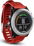 Garmin fenix 3 GPS-Multisportuhr, Smartwatch-, Navigations- und Sportfunktionen, GPS/GLONASS, 1,2 Zoll (3 cm) Farbdisplay, 010-01338-06