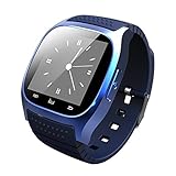 gmpdemart RWATCH Bluetooth Smart Armbanduhr Android & iOS Blau.