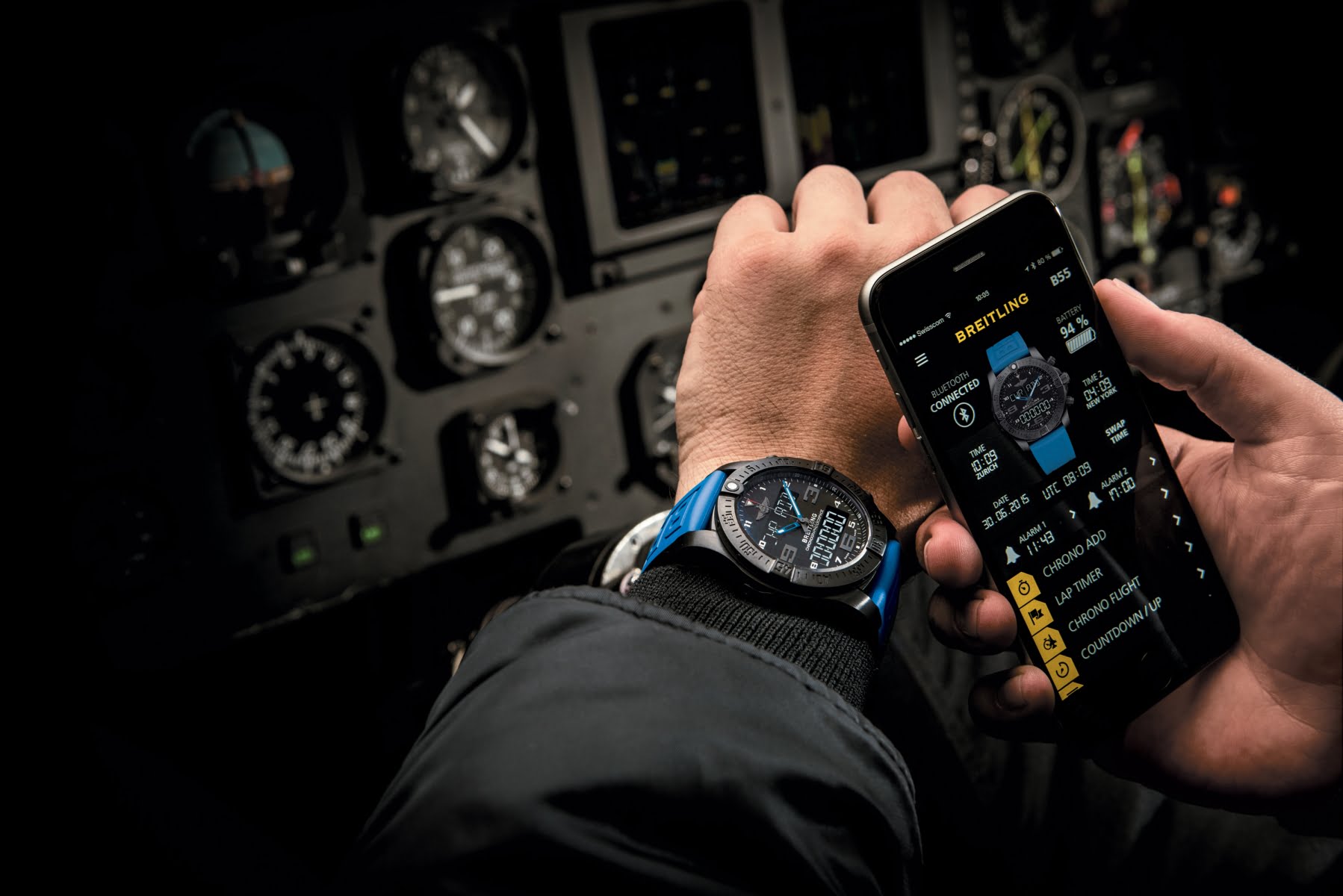 Die erste Smartwatch von Breitling Die Breitling Exospace B55 techkrams