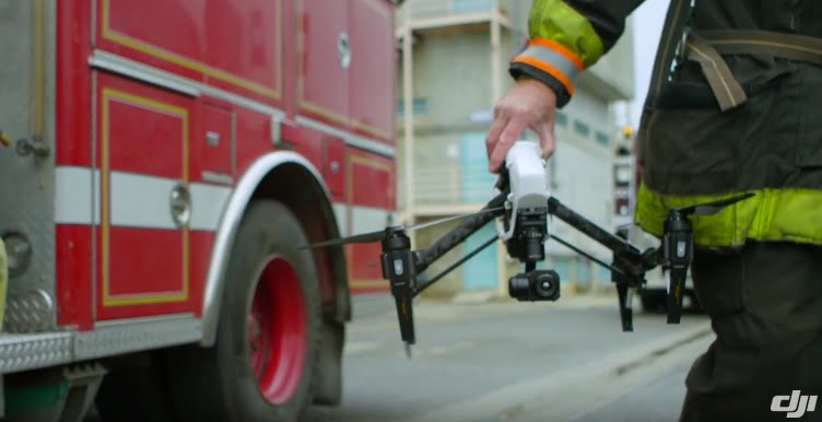 Drohne bei der Feuerwehr