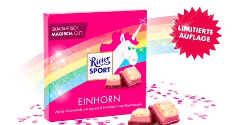 Unboxing Ritter Sport Einhorn Schokolade - techkrams.de