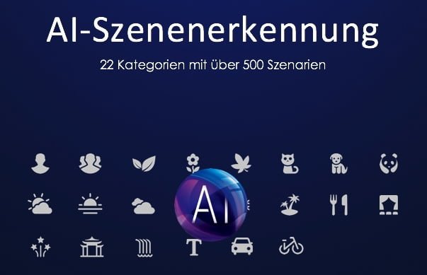 Honor 8X - AI Szenenerkennung