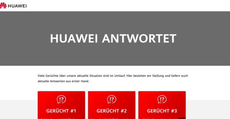 Huawei antwortet