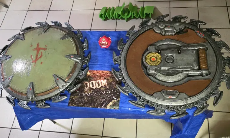 Drucke dir deine Shield Saw aus Doom: The Dark Ages einfach selbst 1 DTDA GameQraft Shield HERO
