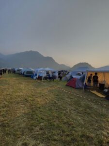 Geordnetes Chaos auf den Campingplätzen