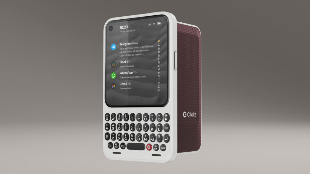 Clicks Communicator in Smoke Variante