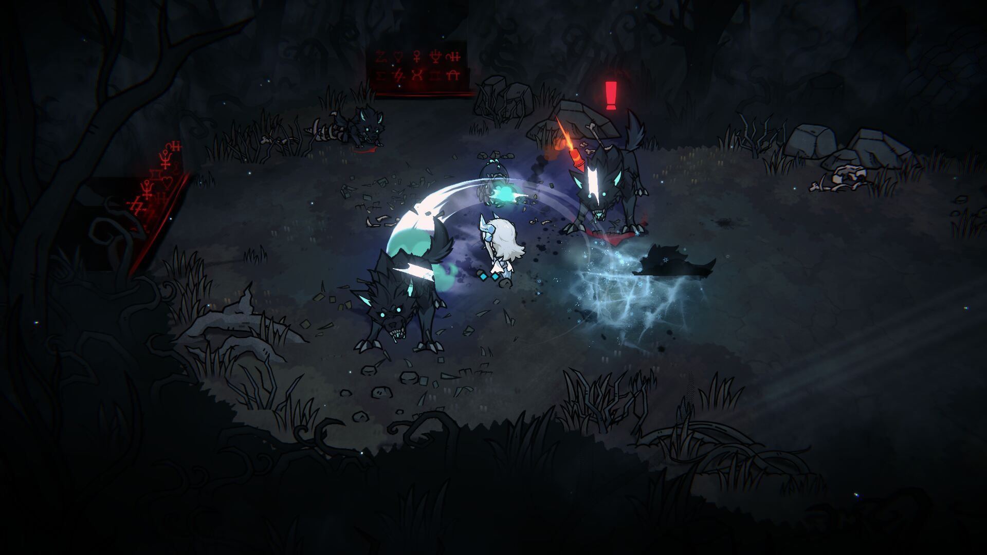 Screenshot von Cinderia Charakter Isdra im Kampf