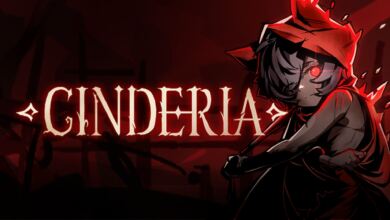 Cinderia Logo mit Charakter Rue