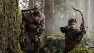 Erster Blick auf Kratos und Atreus