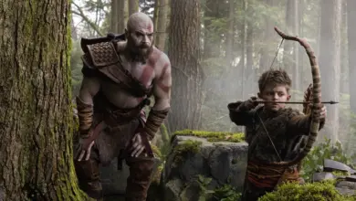 Erster Blick auf Kratos und Atreus