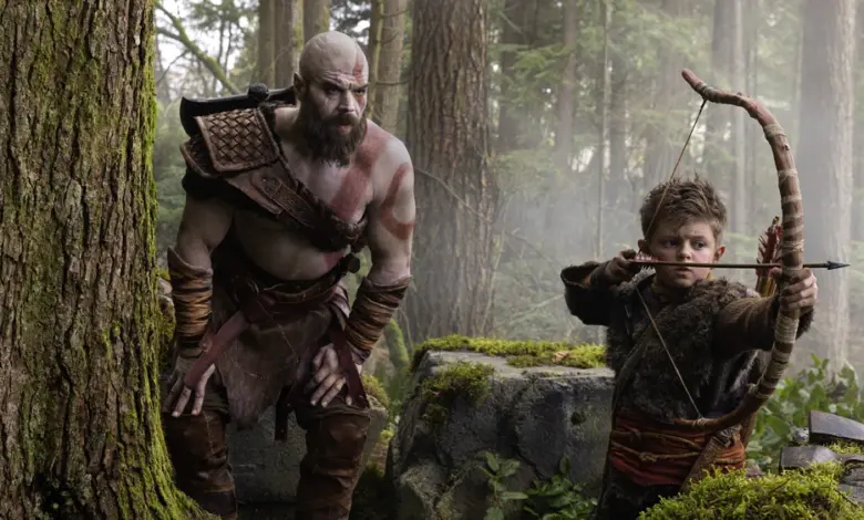 Erster Blick auf Kratos und Atreus