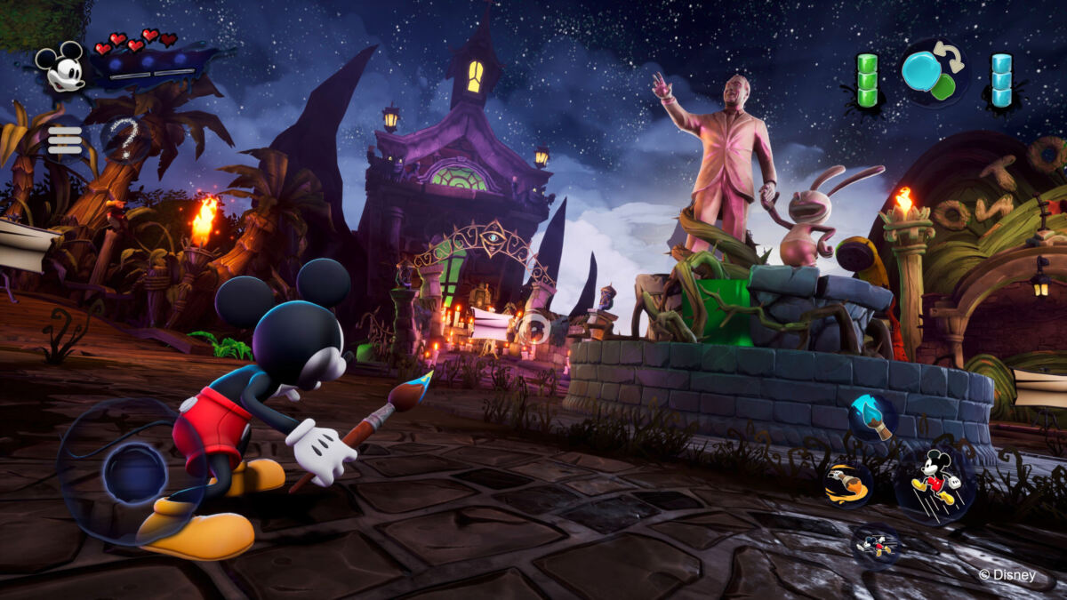 Screenshot aus dem Spiel Disney Epic Mickey Rebrushed