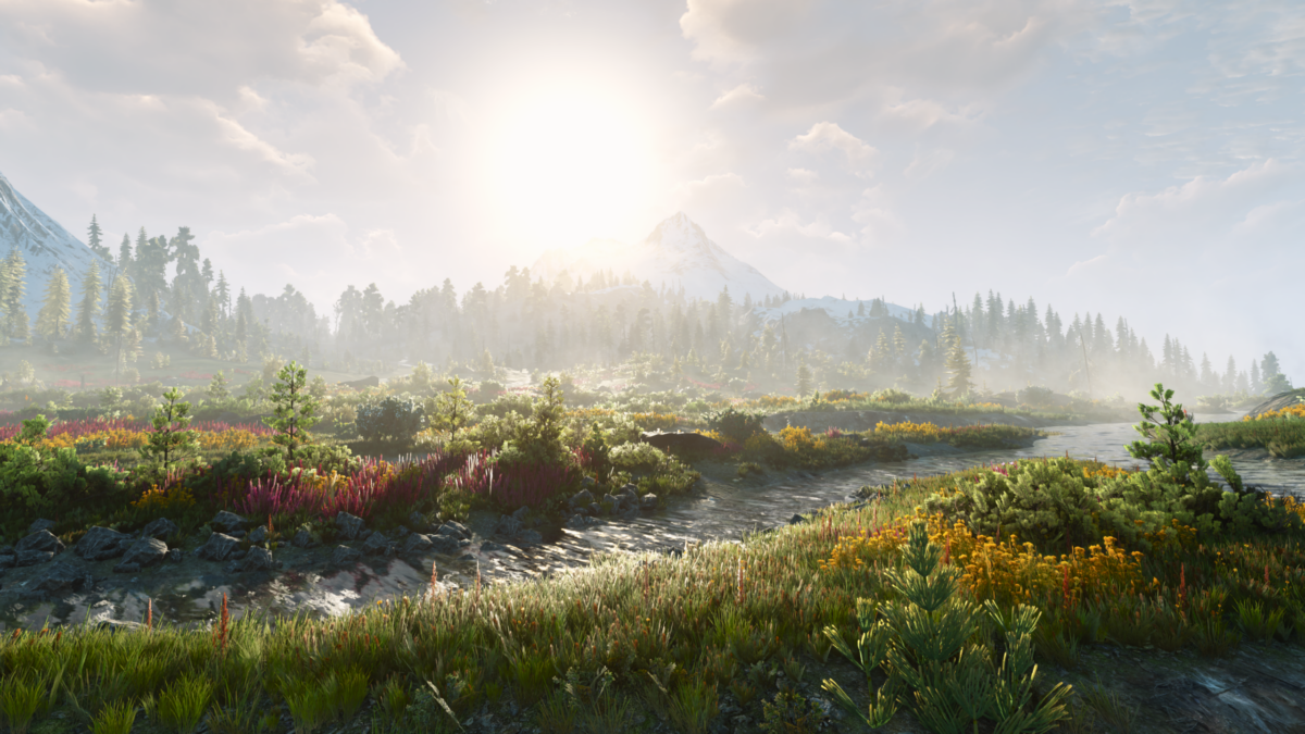 The Witcher 3: Wild Hunt - Remastered Version Screenshot der Landschaft