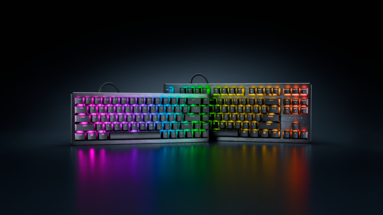 Ein Pressefoto der Razer Huntsman V3 HE Magnetic 8KHZ Tastatur - Line